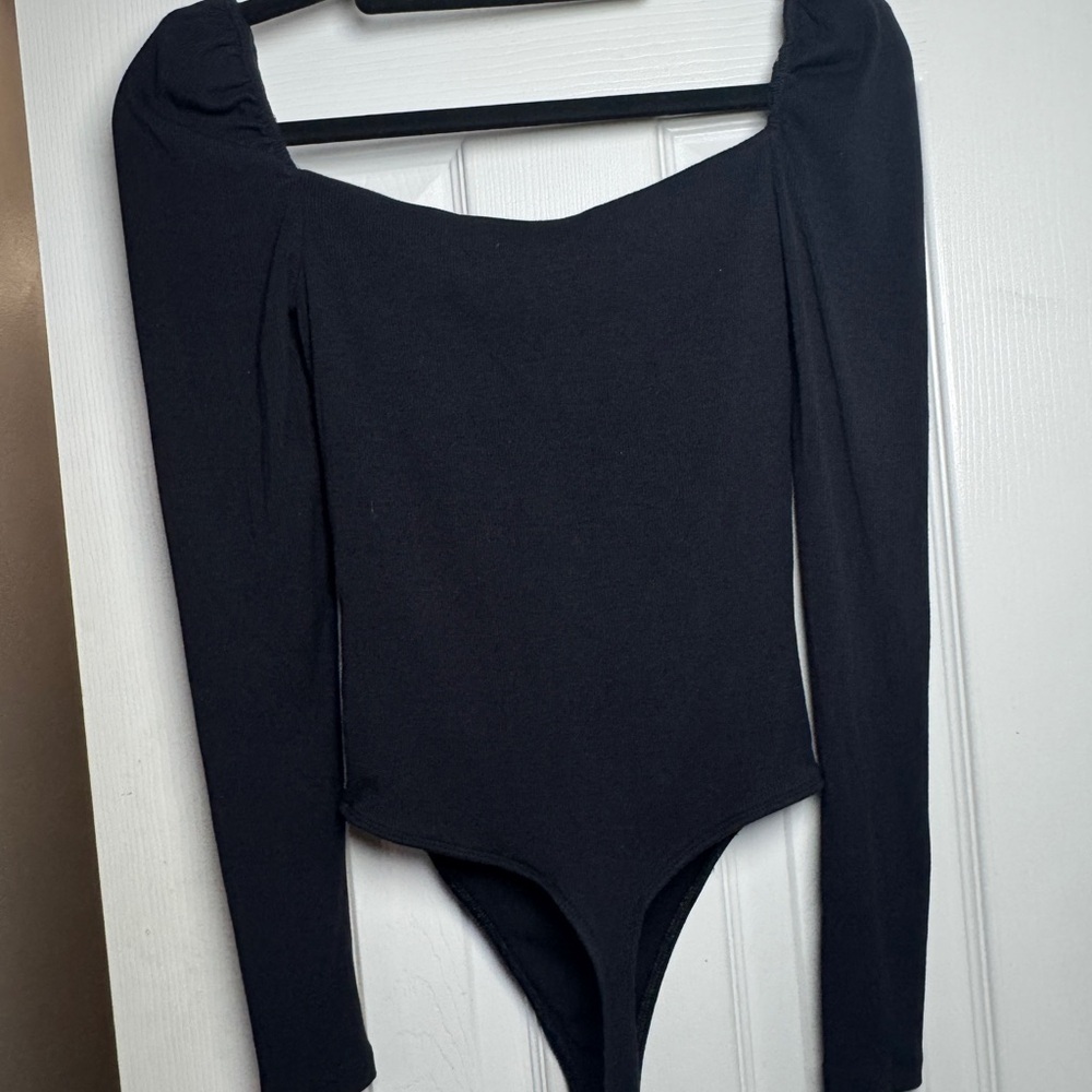 Wilfred Black Square Neck Bodysuit - Picture 7 of 7